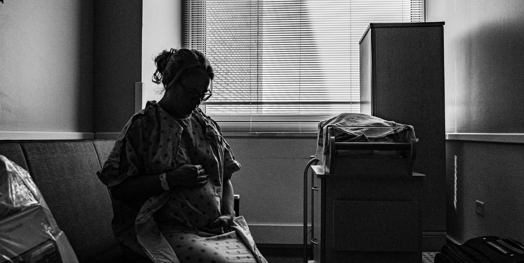 pregnant woman in hospital